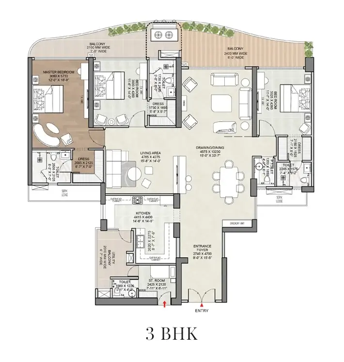 Ekanam Floor Plan